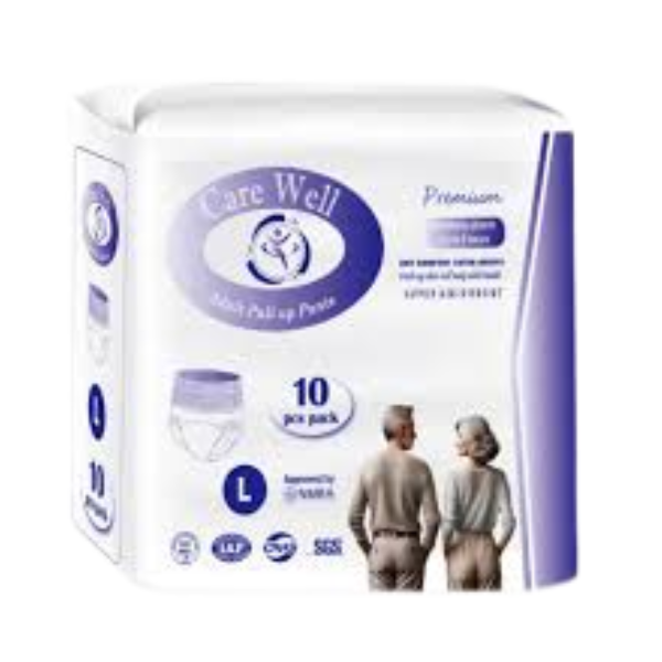 Carewell Adult Diaper Pant 10Pcs - Large 1 Carewell Adult Diaper Pant 10Pcs - Large