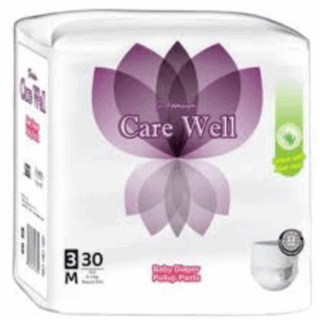 Carewell Baby Pants Diapers Medium 30pcs