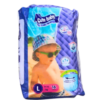 Cute Baby Diaper Pant Large 16pcs