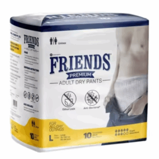 Friends Adult Diaper Pant 10Pcs Large