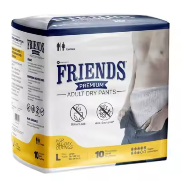 Friends Adult Diaper Pant 10Pcs - Large 1 Friends Adult Diaper Pant 10Pcs - Large