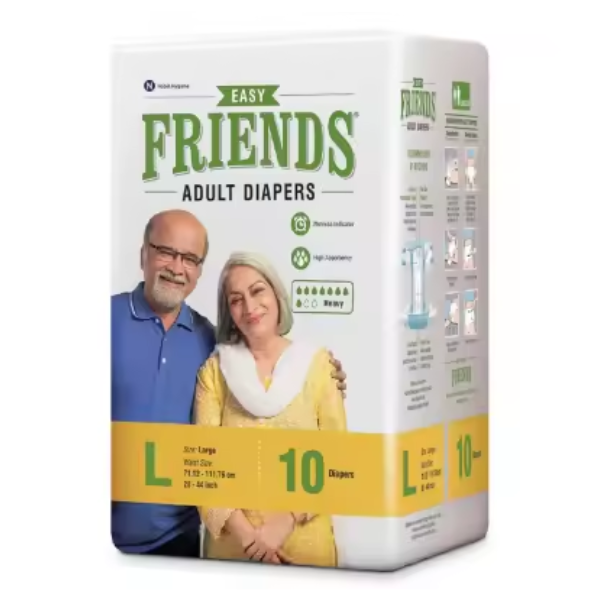 Friends Adult Diaper Tape 10Pcs - Large 1 Friends Adult Diaper Tape 10Pcs - Large