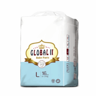 Global Baby Diaper Pants Large 16pcs