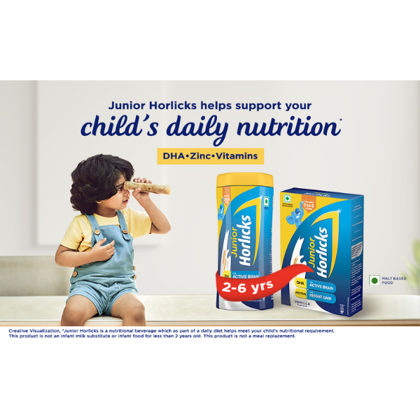 Junior Horlicks Vanilla 500 Gm Jar