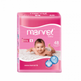 Marvel Baby Diapers Small 48pcs
