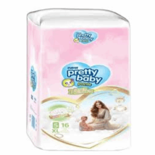 Pretty Baby Pants Diapers XL 16pcs