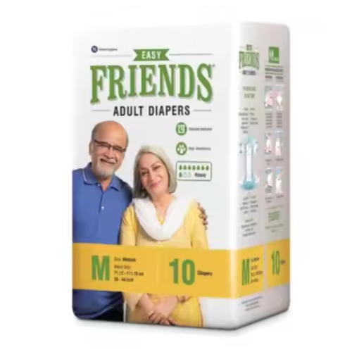 Friends Adult Diaper Tape 10Pcs - Medium 1 Friends Adult Diaper Tape 10Pcs - Medium