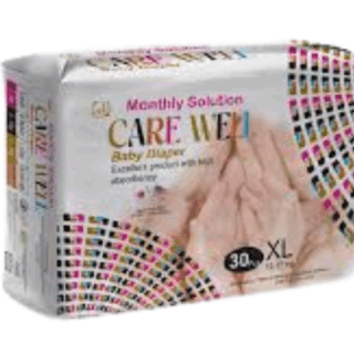 Carewell Baby Tape Diapers XLarge 30pcs 1