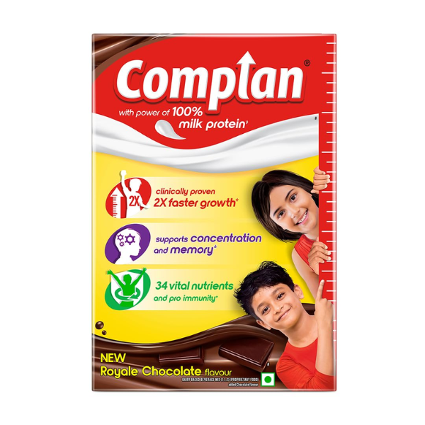 Complan Nutrition Drink Powder for Children, Royale Chocolate Flavour, 500 grams 1 Complan Nutrition Drink Powder for Children, Royale Chocolate Flavour, 500 grams