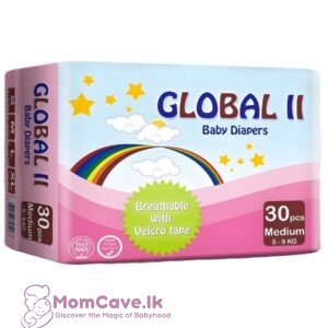 Global II Baby Diapers Medium 30Pcs 300x300 1