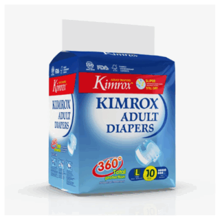 Kimrox Adult Diapers 10PCs Large