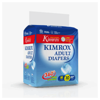 Kimrox Adult Diapers 10PCs Medium