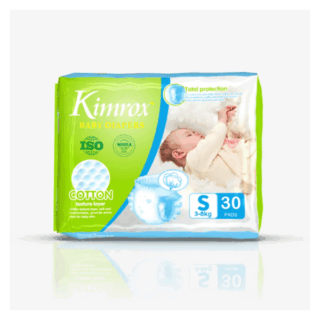 Kimrox Baby Diapers 30PCs Small