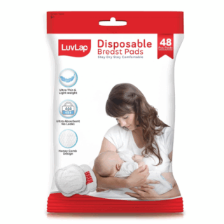 LuvLap Ultra Thin Honeycomb Nursing Breast Pads 48pcs post
