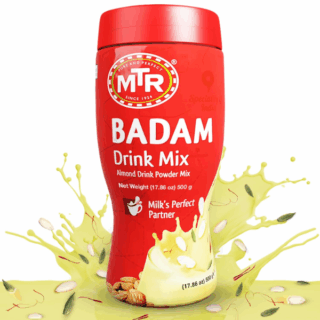 MTR Badam Drink Mix Pet Jar 500g post