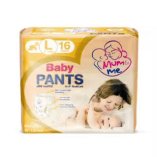 Mum Me Baby Pants Diapers Large 16 Pcs