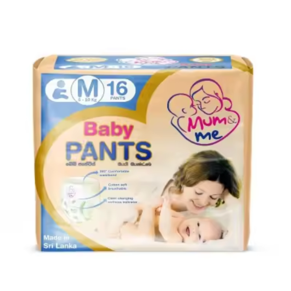 Mum & Me Baby Pants Diapers Medium 16 Pcs 1 Mum & Me Baby Pants Diapers Medium 16 Pcs