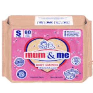 Mum and Me Baby Diaper Small 30 Pack Small Baby Pasting