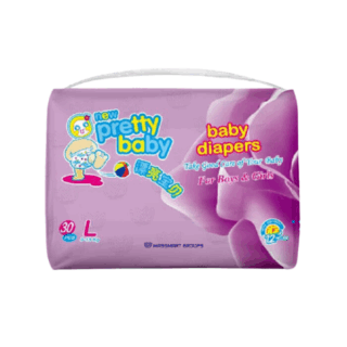 Pretty Baby Tape Diapers Large 30pcs