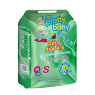 Pretty Baby Tape Diapers Small16pcs