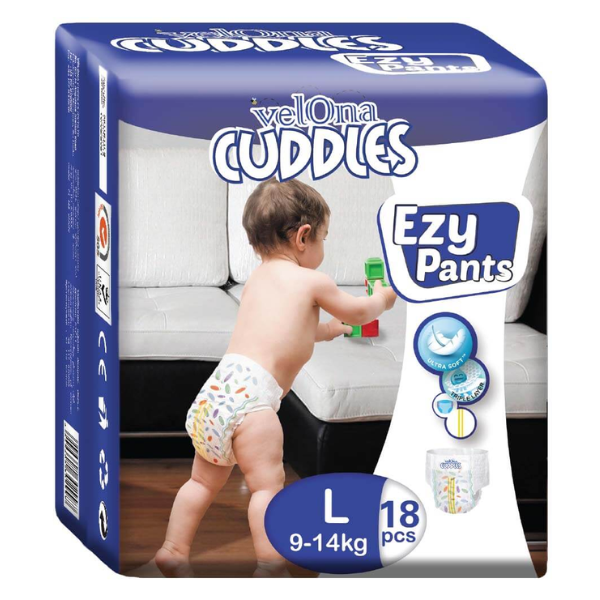 Velona Cuddles Ezy Pant Large 18PCS Pack 1 Velona Cuddles Ezy Pant Large 18PCS Pack