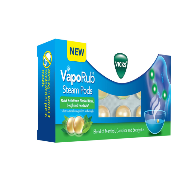 Vicks VapoRub SteamPods 10s 1 Vicks VapoRub SteamPods 10s