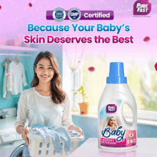 Pure Fast Baby Nappy Wash Liquid 1L