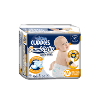 Velona Cuddles Overnyt Tape Diaper Medium 26PCS