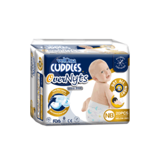 Velona Cuddles Overnyt jumbo Diaper Tape New Born 20PCS
