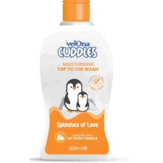 Velona Cuddles Moisturizing Top to Toe Wash 100ml