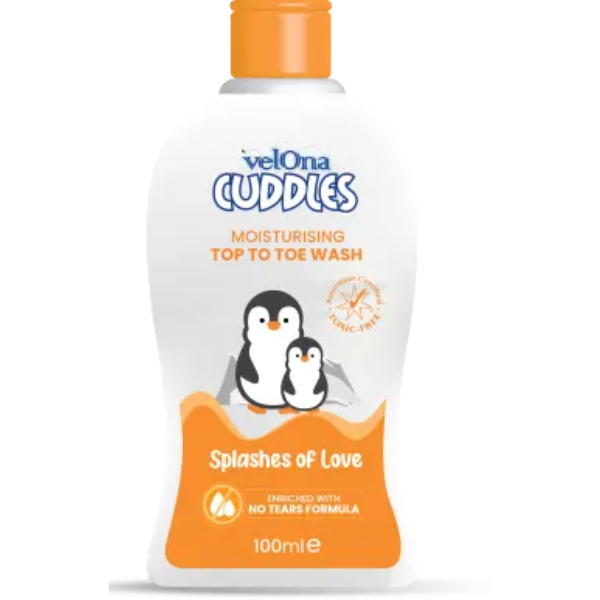 Velona Cuddles Moisturizing Top to Toe Wash 100ml 1 Velona Cuddles Moisturizing Top to Toe Wash 100ml