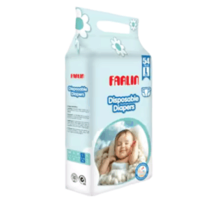 FARLIN Disposable Diaper 54 PCS LARGE 54PCS L Size Leak Proof Adjustable Fit Diapers