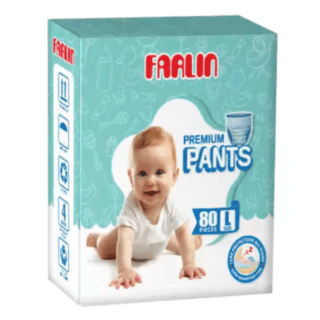 FARLIN Disposable Pants 80 PCS Large Size Double Absorbent Layer Wetness Indicator