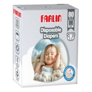 Farlin diaper Medium tape 80pcs