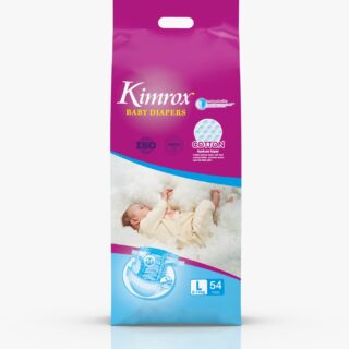Kimrox Baby Diapers 54PCs Large