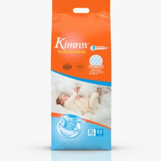 Kimrox Baby Diapers 52PCs XL